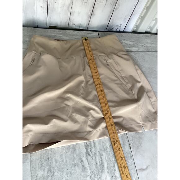 Will It Women's Khaki/Beige Activewear Mini Skort Size 10 - Picture 5 of 6